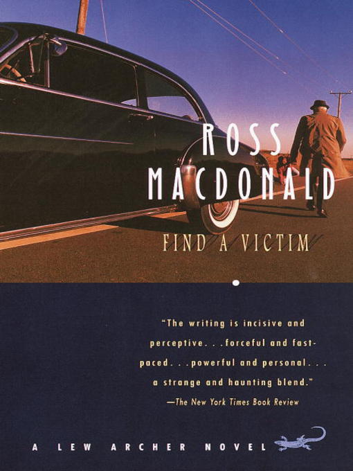 Title details for Find a Victim by Ross Macdonald - Wait list